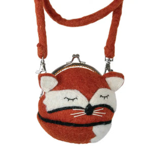 Handfelted Critter Clutch