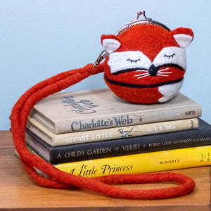 Handfelted Critter Clutch