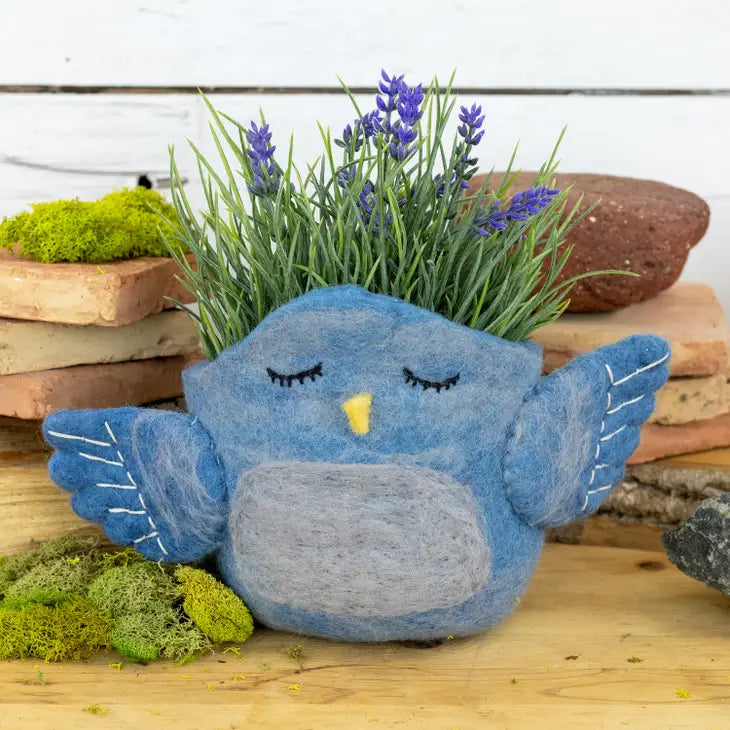 Hand Felted Planter