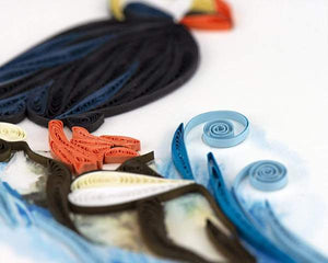 Tufted Puffin Quilling Card