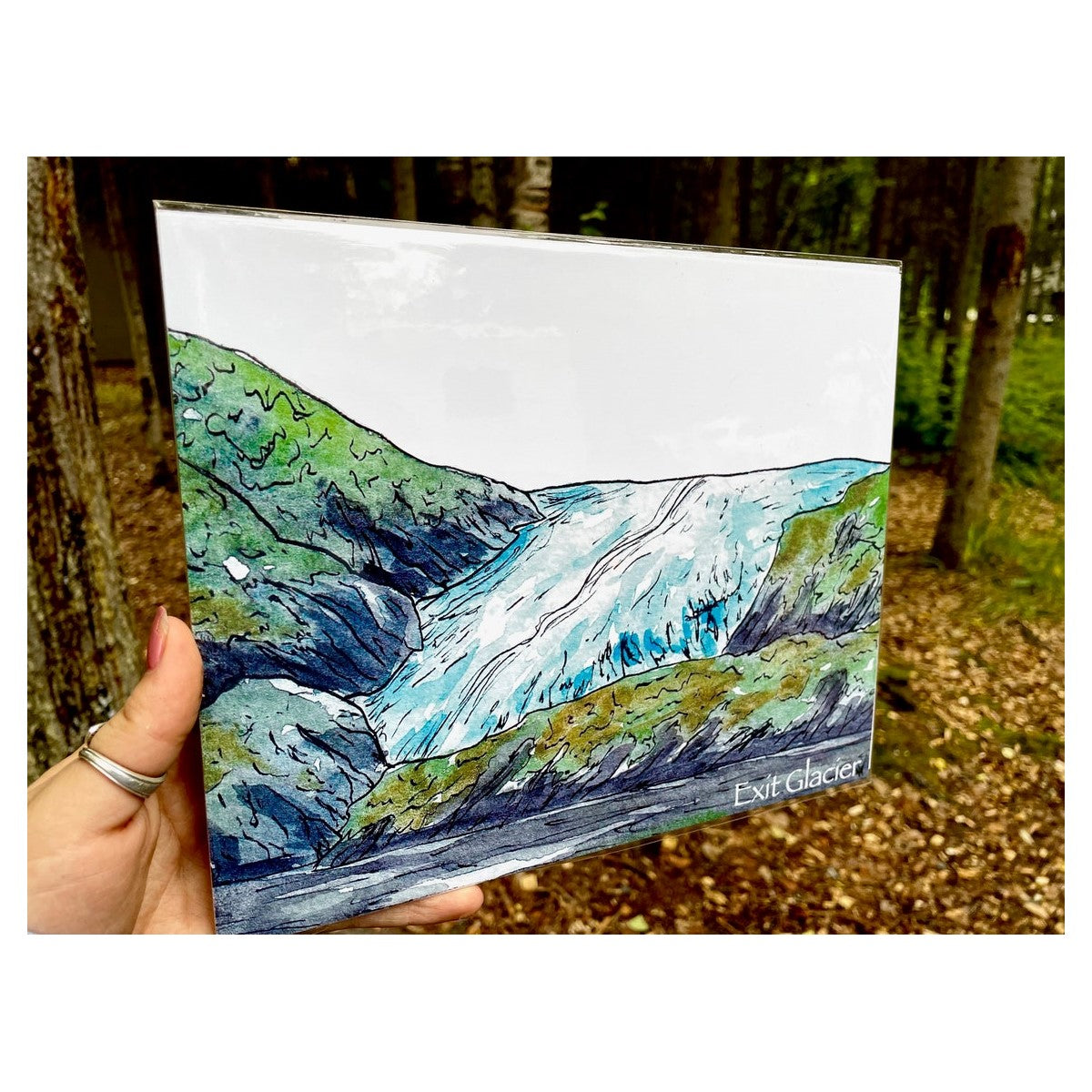Exit Glacier - Art Print