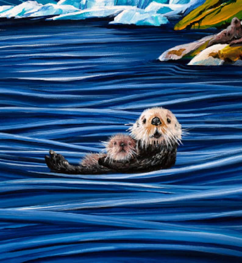 Otter Bay - Art Print 8 x10