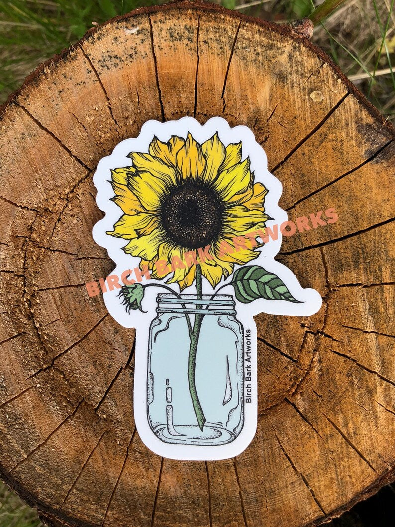 Sunflower Sticker