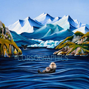 Otter Bay - Art Print 11 x 14 in