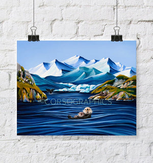 Otter Bay - Art Print 11 x 14 in