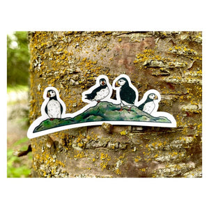 Puffin Group Sticker