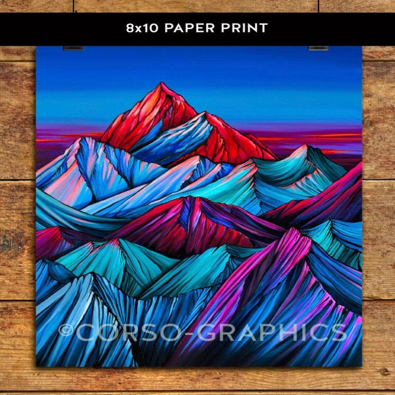 Alpenglow Print