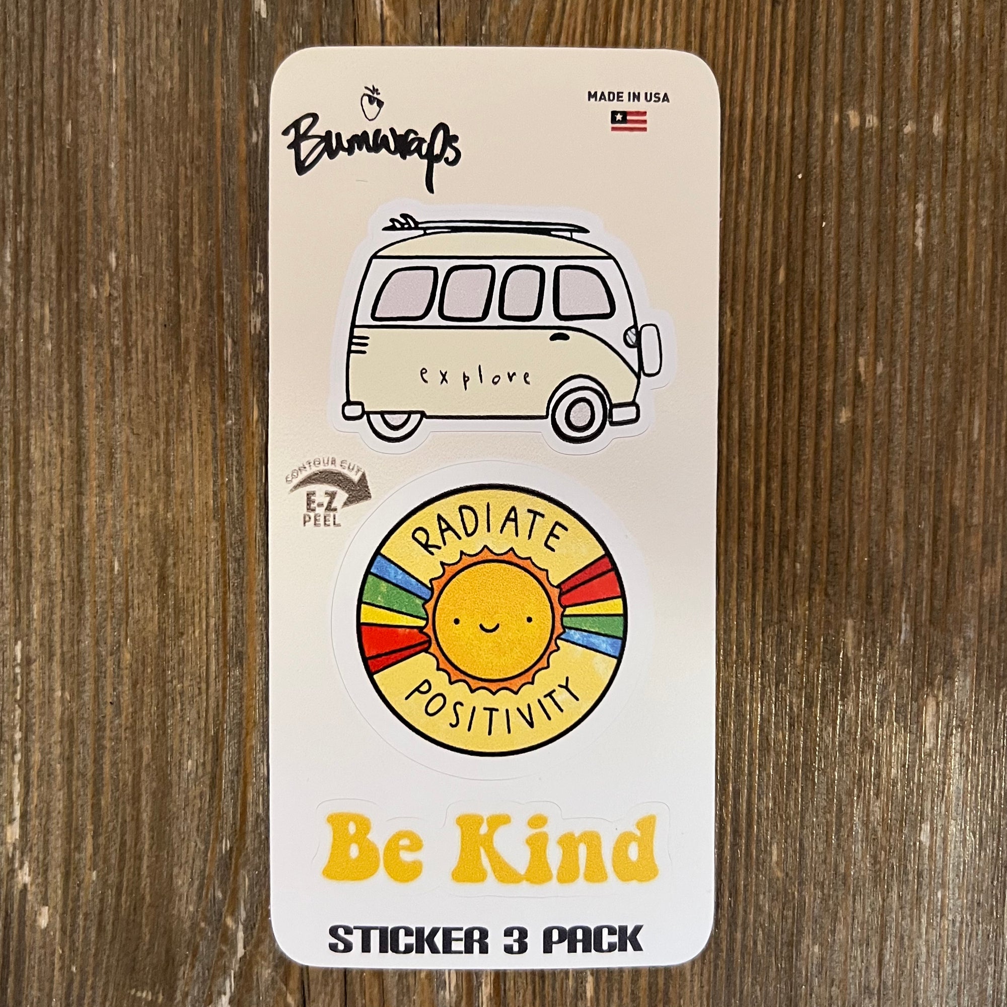 Radiate Sticker 3 Pack