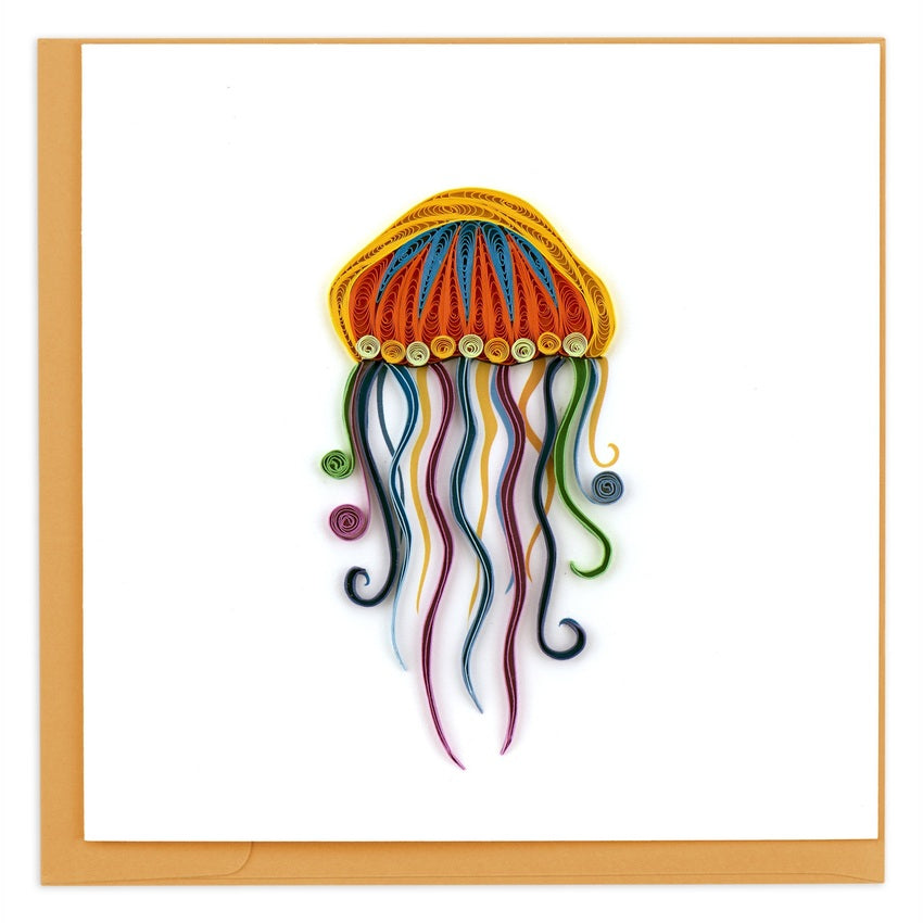 Jellyfish Quilling Card