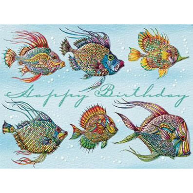 Friendly Fish Birthday Card