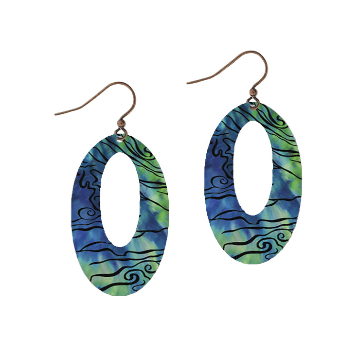 Ocean Hoops DC Designs Earrings ME52OE