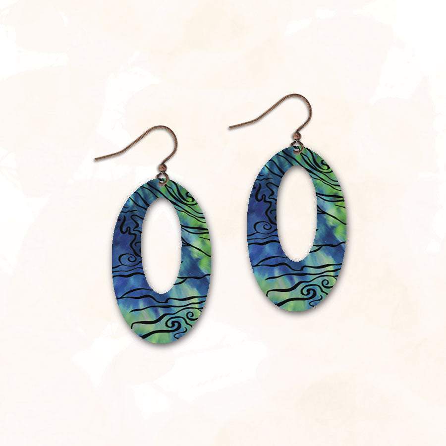 Ocean Waves DC Designs Earrings ME52OE