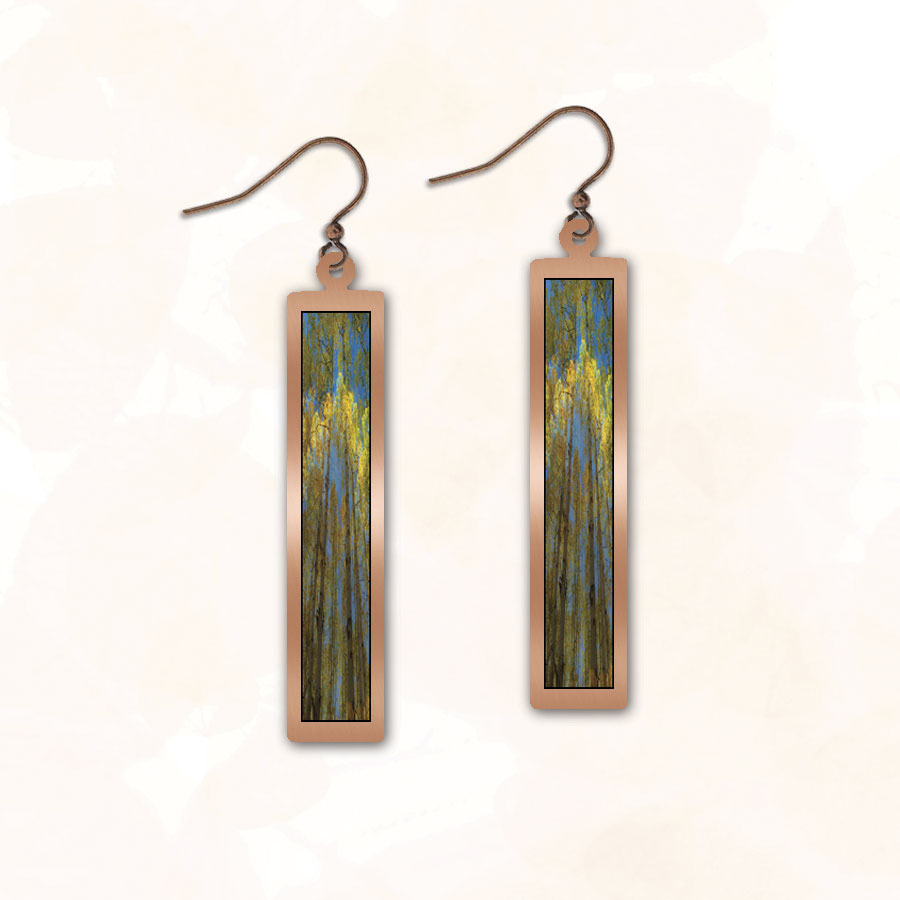 Framed Fall Aspen Earrings DC Designs ME8SE