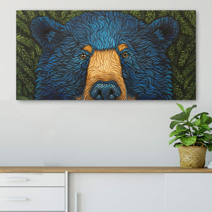 Wild BlueBeary Eyes Print