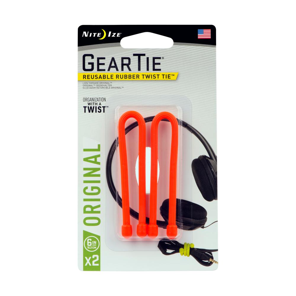 Gear Tie Reusable Rubber Twist Tie