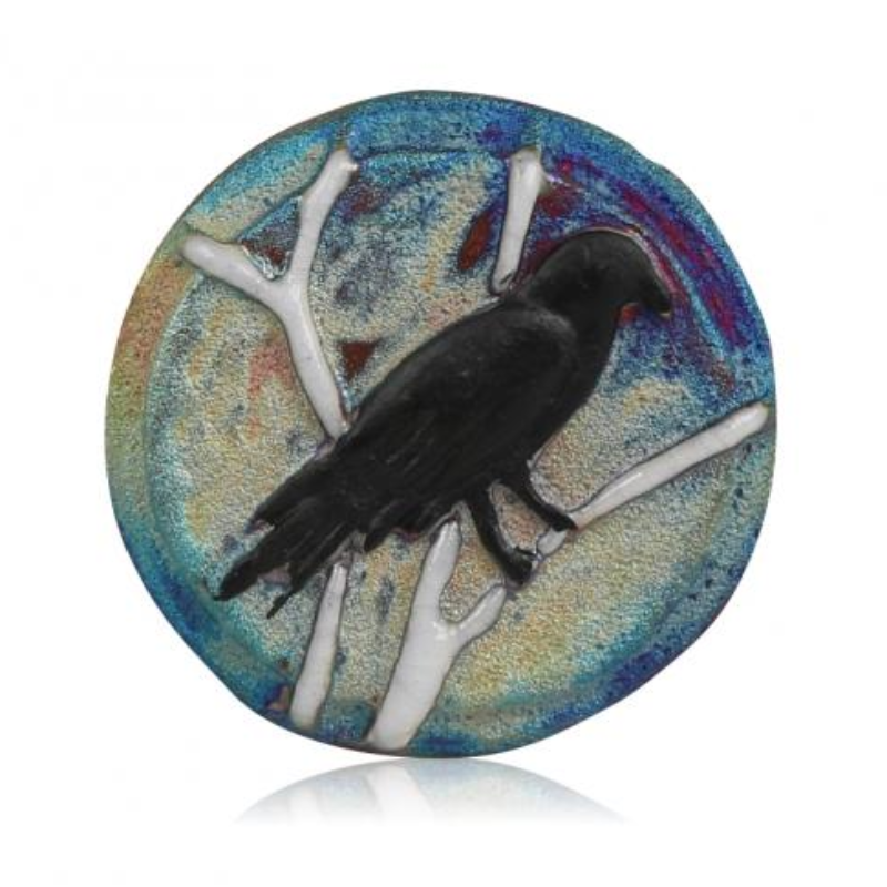 Raven Medallion Magnet