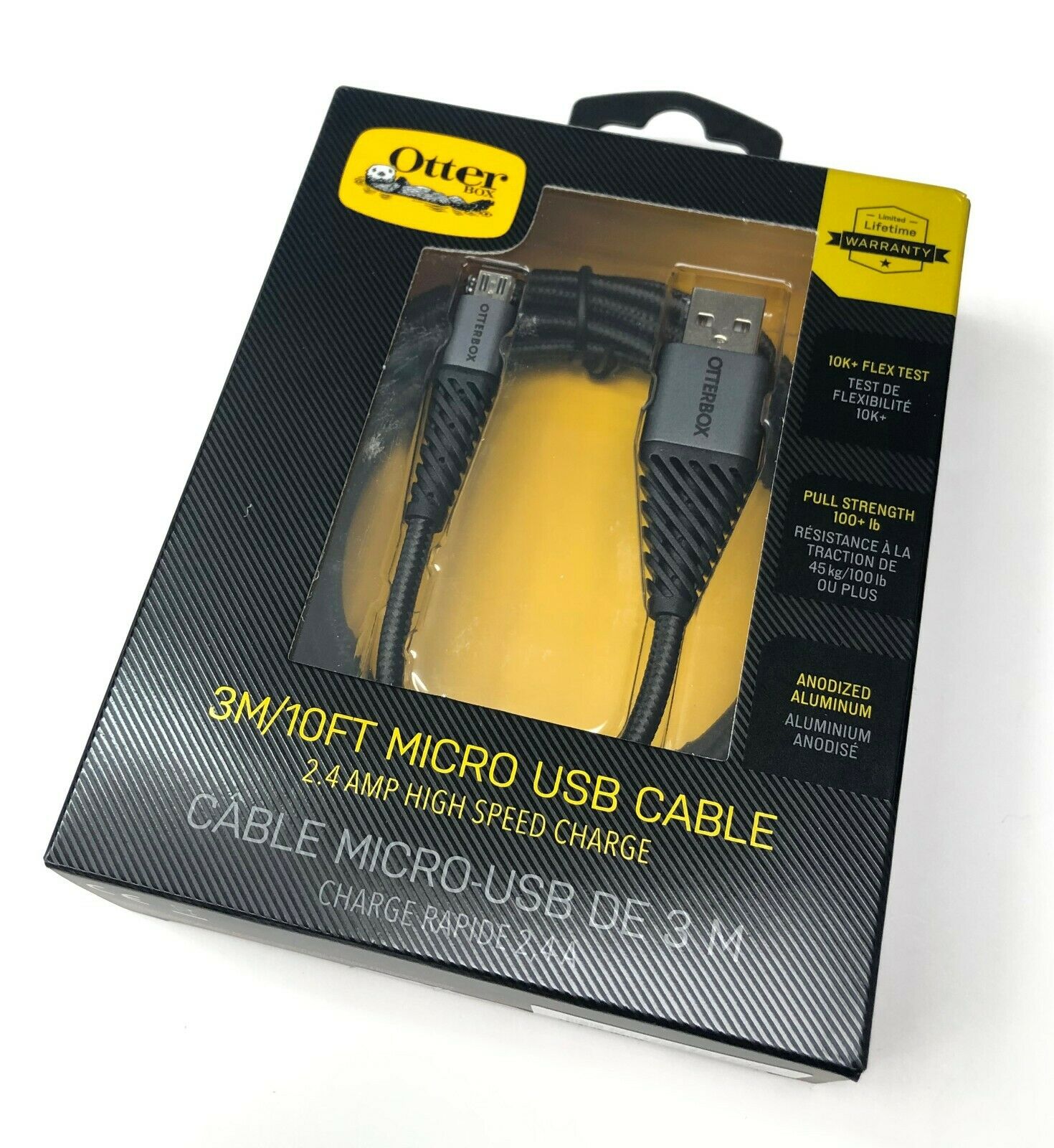 Otter Box 3M/10 ft Micro USB Cable