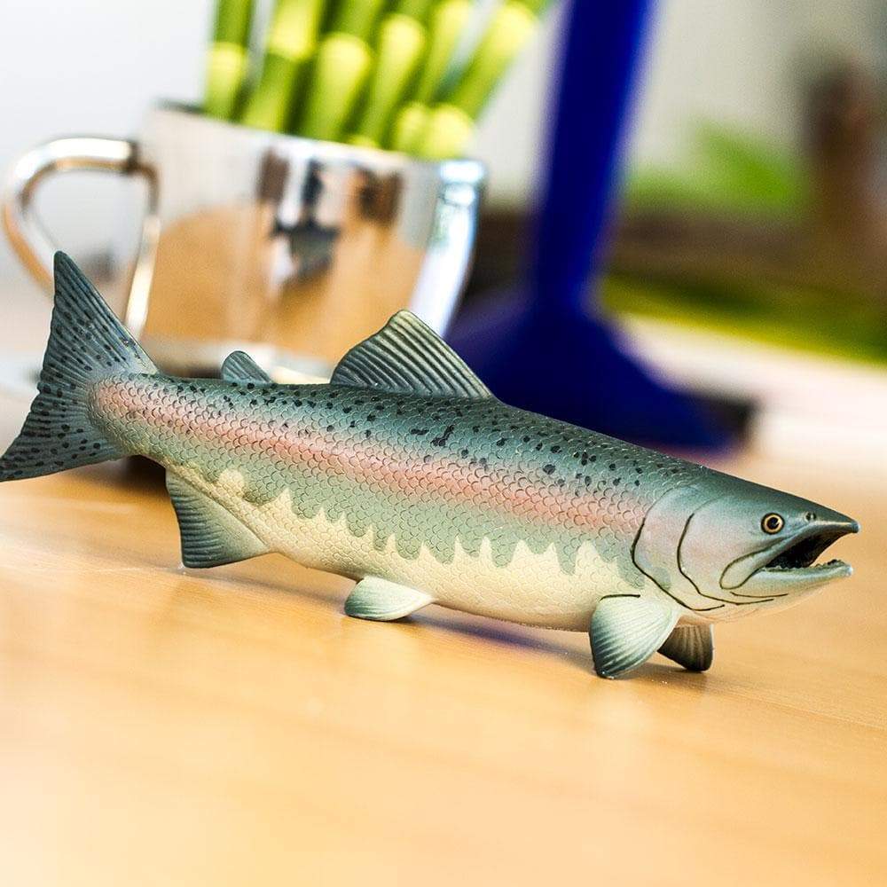 Salmon Figurine Forests Tides and Treasures