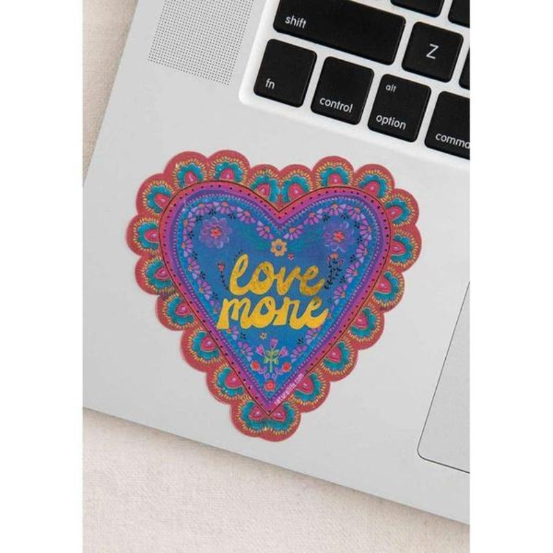 Love More Natural Life Sticker