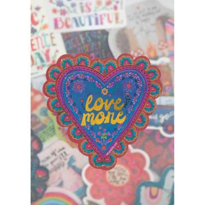 Love More Natural Life Sticker